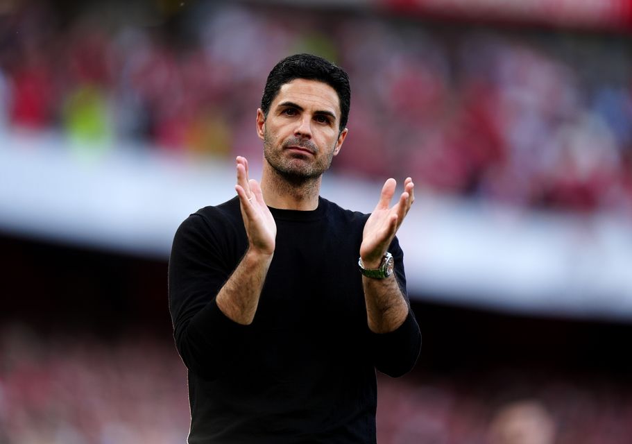 Arsenal manager Mikel Arteta will be without his captain for “a while” (Mike Egerton/PA)