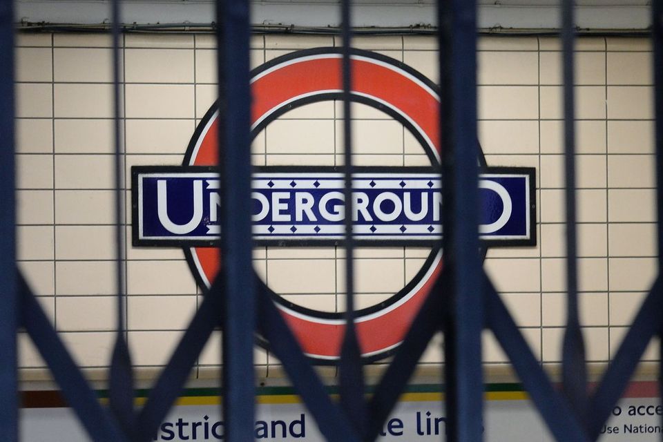 Tube line closed after hole drilled in tunnel roof