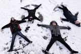 thumbnail: Pacemaker Press 08/12/2017
Children Ruben and Zara McGlinchey , Nathan McCann and Shea McLaughlin enjoying the snow   in Crumlin , as heavy snow falls across  Northern Ireland on Friday morning, leaving difficult driving conditions for motorists and some schools closed.
Pic Colm Lenaghan/ Pacemaker