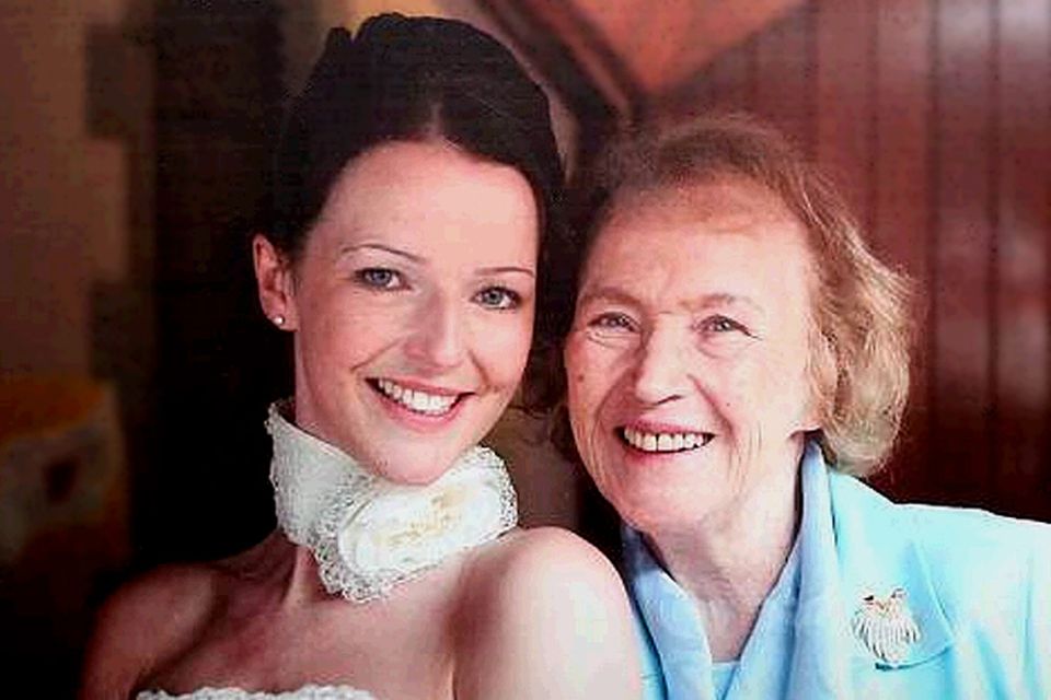 Bridie Gallagher with her grand-daughter Shona Livingstone
