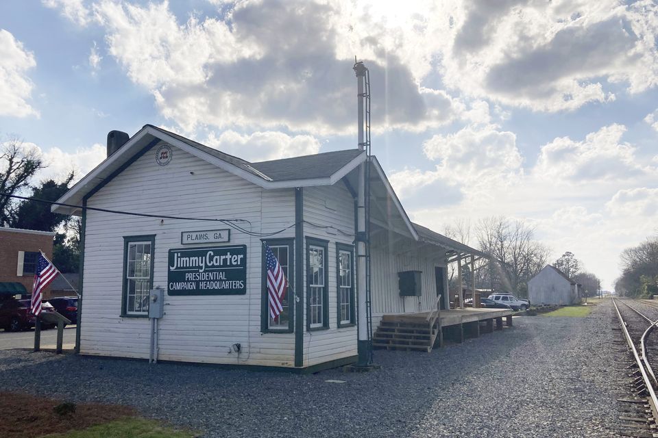 Jimmy Carter’s 1976 presidential campaign headquarters sits in quiet Plains, Georgia (Bill Barrow/PA)