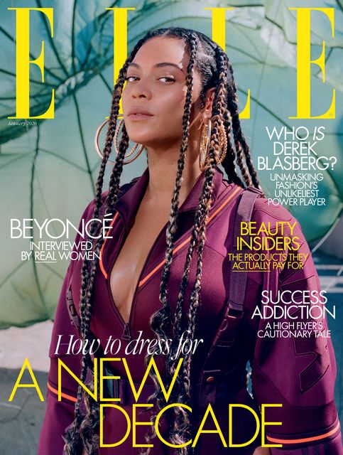 Beyonce on the cover of Elle UK magazine (Elle UK/Melina Matsoukas)