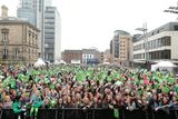 thumbnail: St Patrick's Day Carnival parade and Concert in Belfast city centre. March 17 2015.
