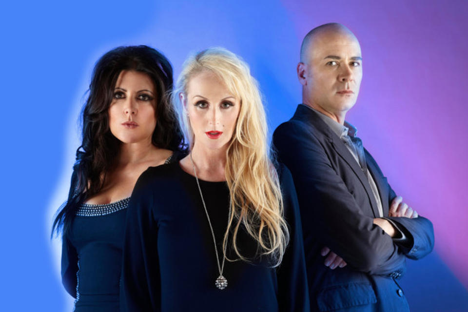 Eighties revival: Joanne Catherall, Susan Ann Sulley and Philip Oakey of The Human League