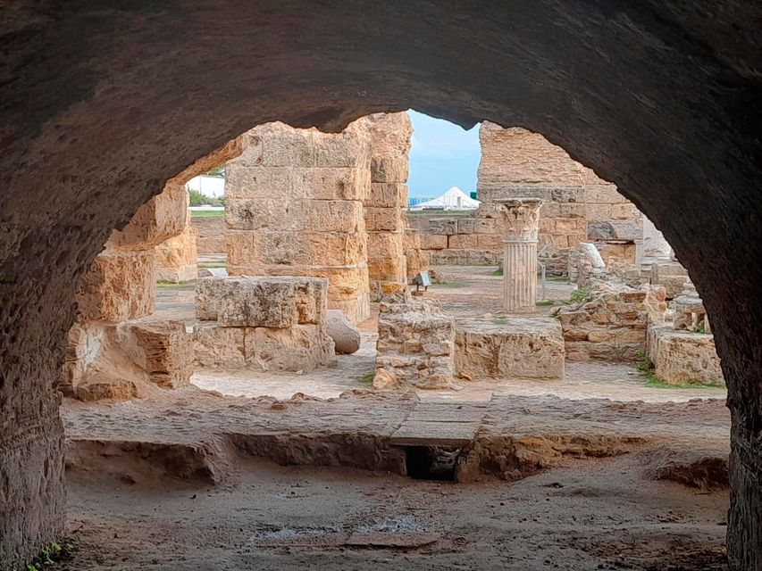 The Roman baths in Carthage, which you can walk around at your leisure