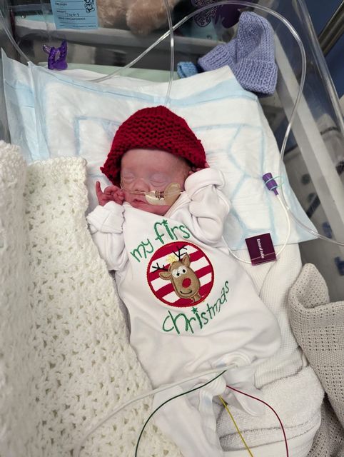 Iarla spent last Christmas in the neo-natal unit at Craigavon Area Hospital (Ace family/PA)