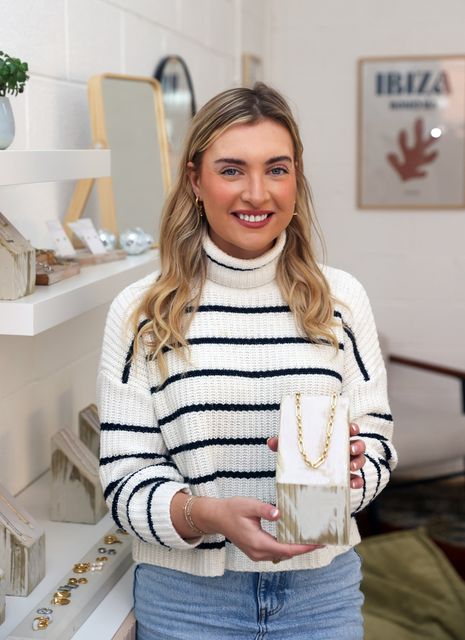 Laura McBride owns Get Linked Jewellery. Picture by Peter Morrison