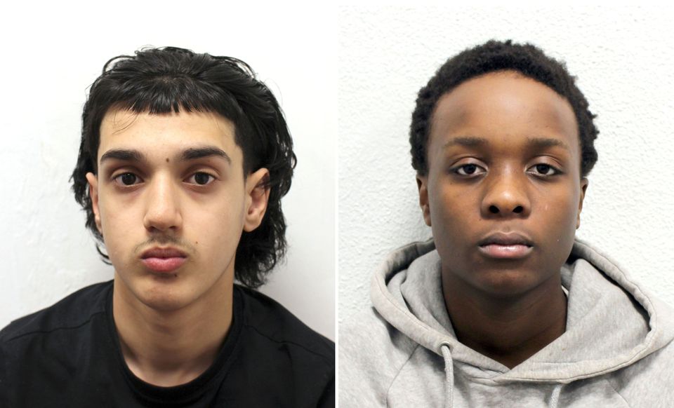 Police want to speak to Mosawar Zazi (left) and Colin Chabikwa in connection with the death of Kelyan Bokassa last week (Metropolitan Police/PA)