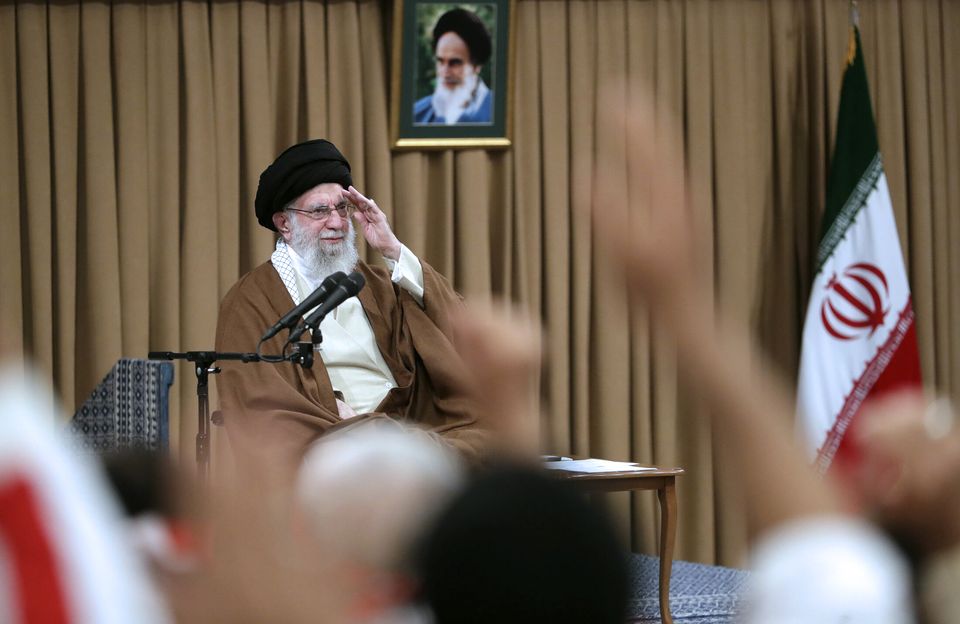 Supreme Leader Ayatollah Ali Khamenei called for a death sentence for Israeli leaders (Office of the Iranian Supreme Leader via AP)