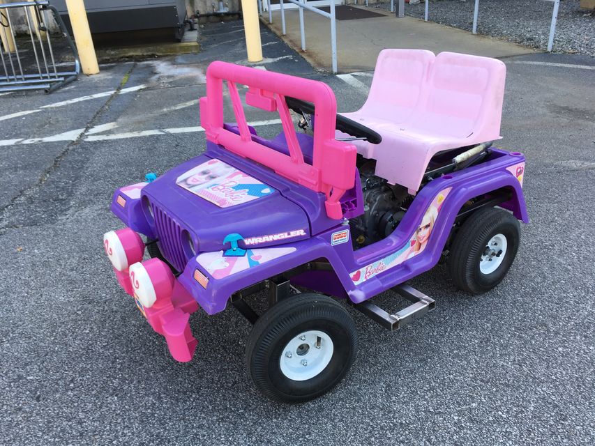 Modified barbie jeep hotsell