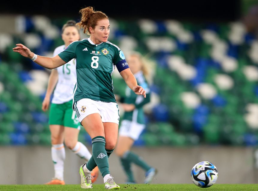 Marissa Callaghan in action for Northern Ireland (PA)