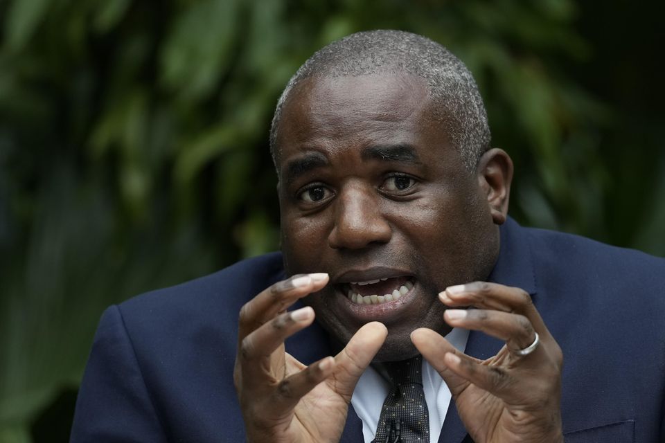 Foreign Secretary David Lammy (Frank Augstein/PA)