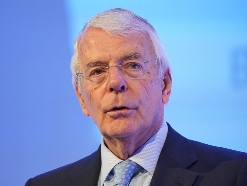 Sir John Major said a world in which the US did not back its allies would be a more dangerous one (Jonathan Brady/PA)