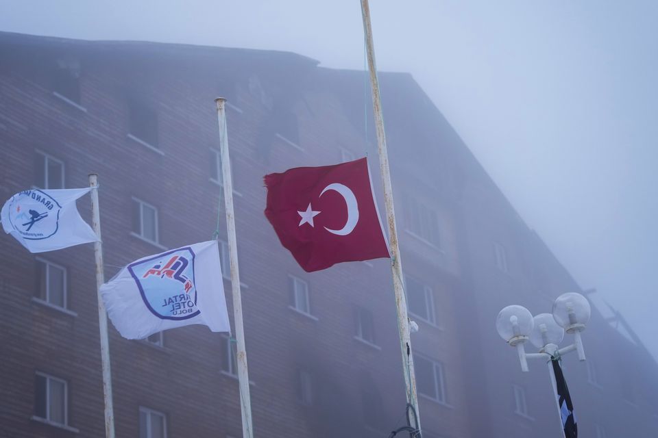 Flags were flown at half mast after the tragedy (AP)