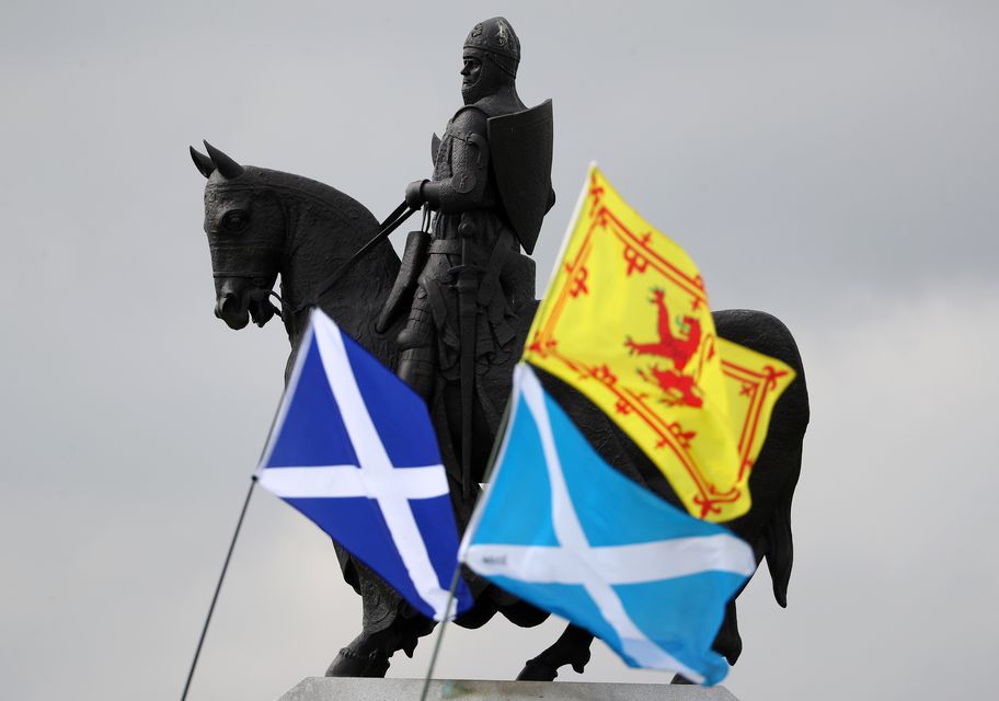 The Battle of Bannockburn famously saw Robert the Bruce and the Scots defeat the English army of King Edward II in 1314 (Andrew Milligan/PA)