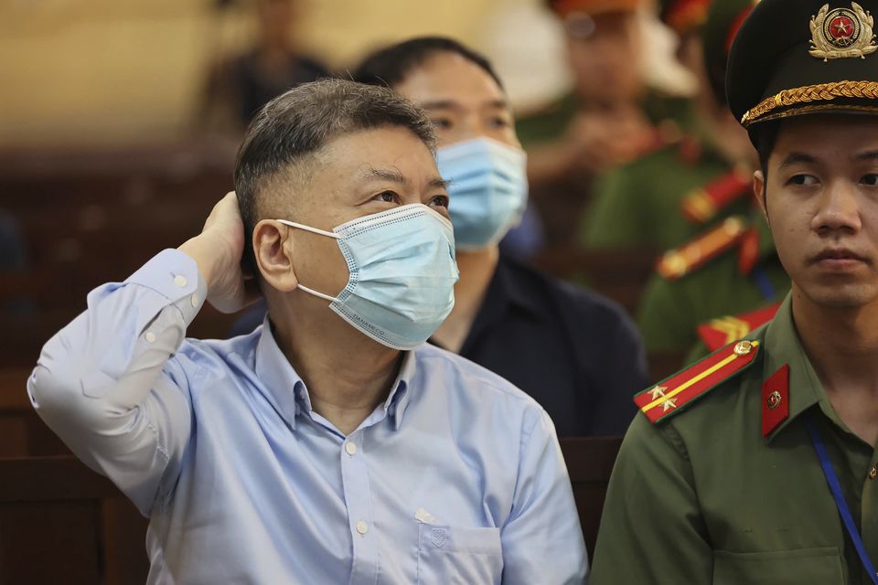 Lan’s husband Chu Nap Kee was in court to hear the verdict (Quynh Tran/VnExpress via AP)