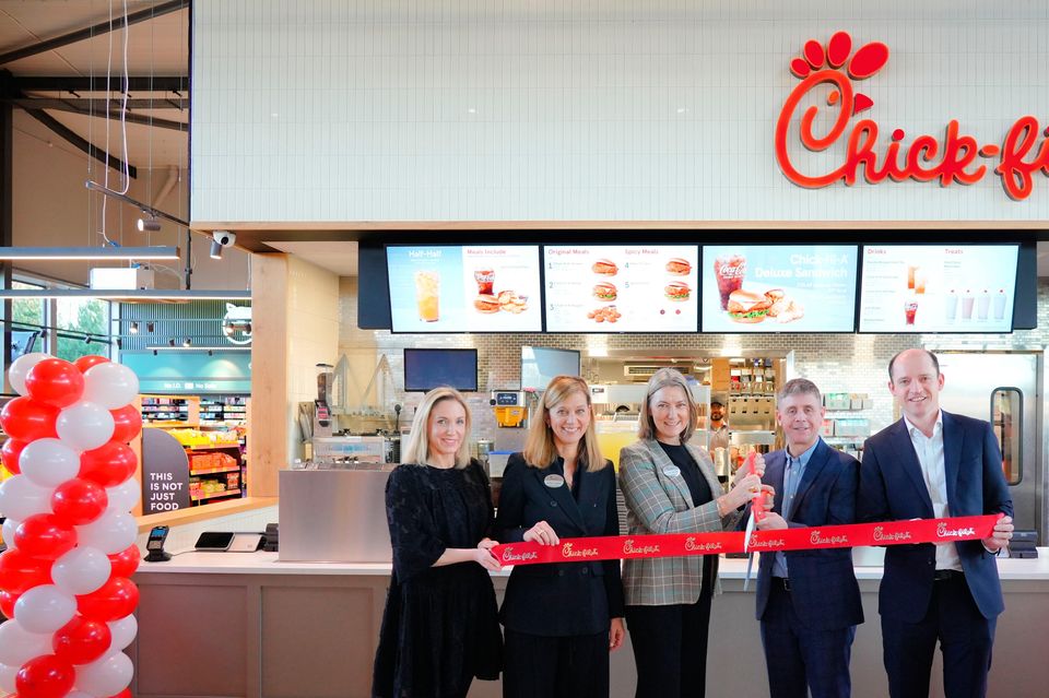 Chick-Fil-A grand opening at Applegreen, Lisburn.