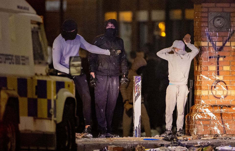 Police deal with a second night of disorder on July 16th 2024 (Photo by Kevin Scott)
