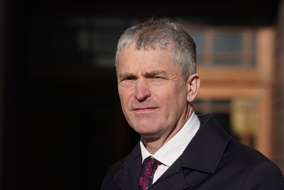 Pa Daly outside the High Court in Dublin for his legal action against the Government over whether ‘super’ junior ministerial roles are unconstitutional (Brian Lawless/PA)