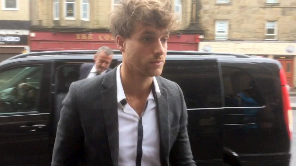 Paolo Nutini arriving at Paisley Sheriff Court
(PA)