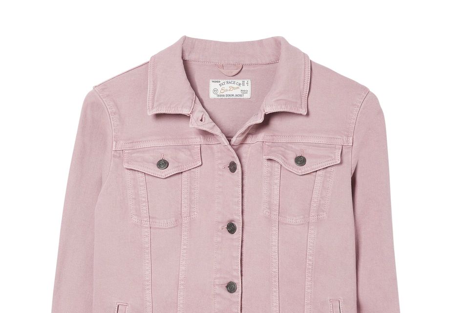 Fat face pink denim on sale jacket