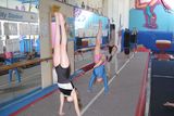 thumbnail: Some of the gym class show off their handstand skills