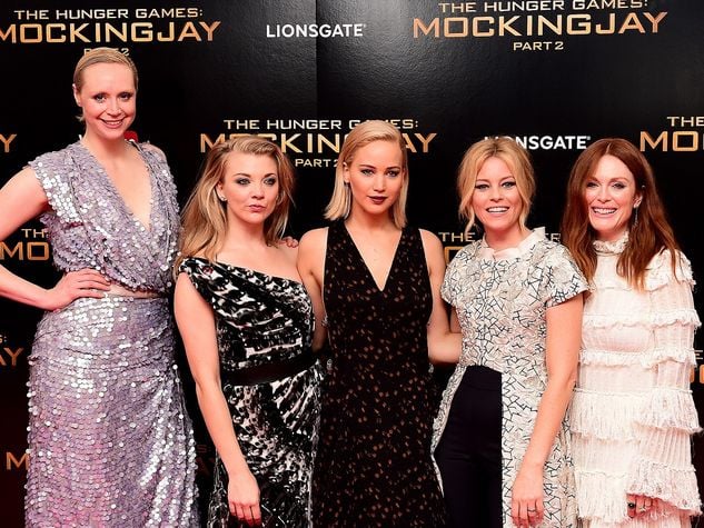 Jennifer Lawrence & The Hunger Games: Mockingjay Part 2 Cast in London