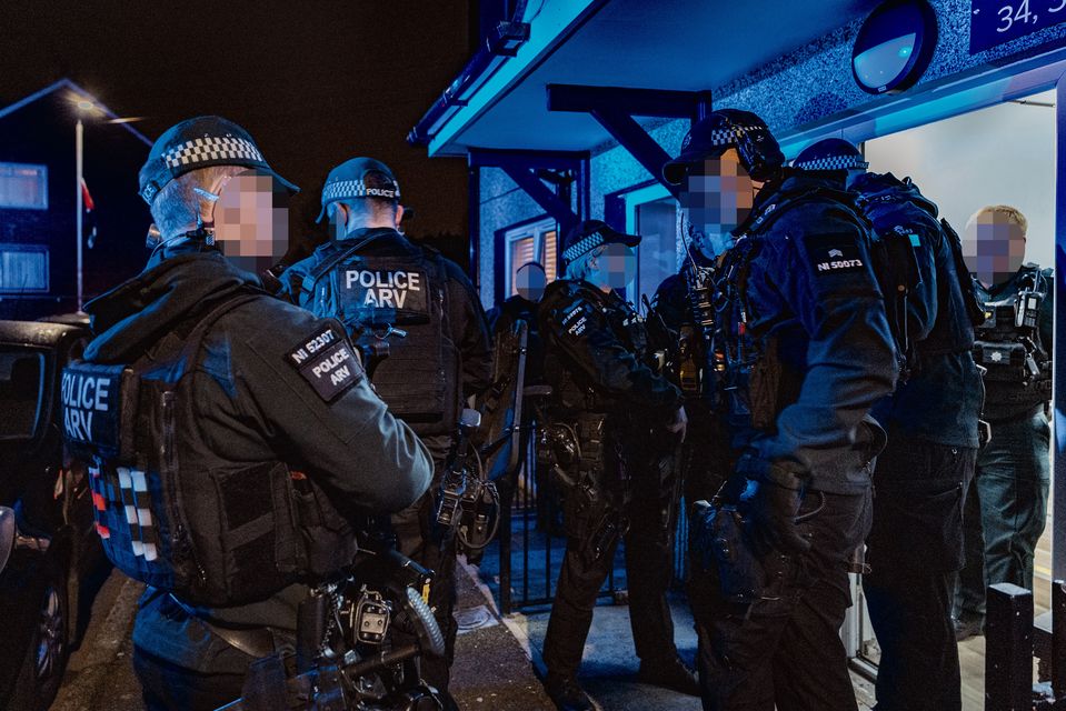 ARV teams deal with a stabbing incident in the South Link area of Andersonstown in west Belfast on January 2nd 2024 (Photo by Kevin Scott)
