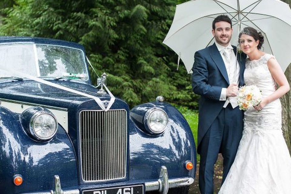Childhood sweethearts Conor and Lauren Hogan are embracing married life following their wedding in Belfast. Picture Sam McDermott