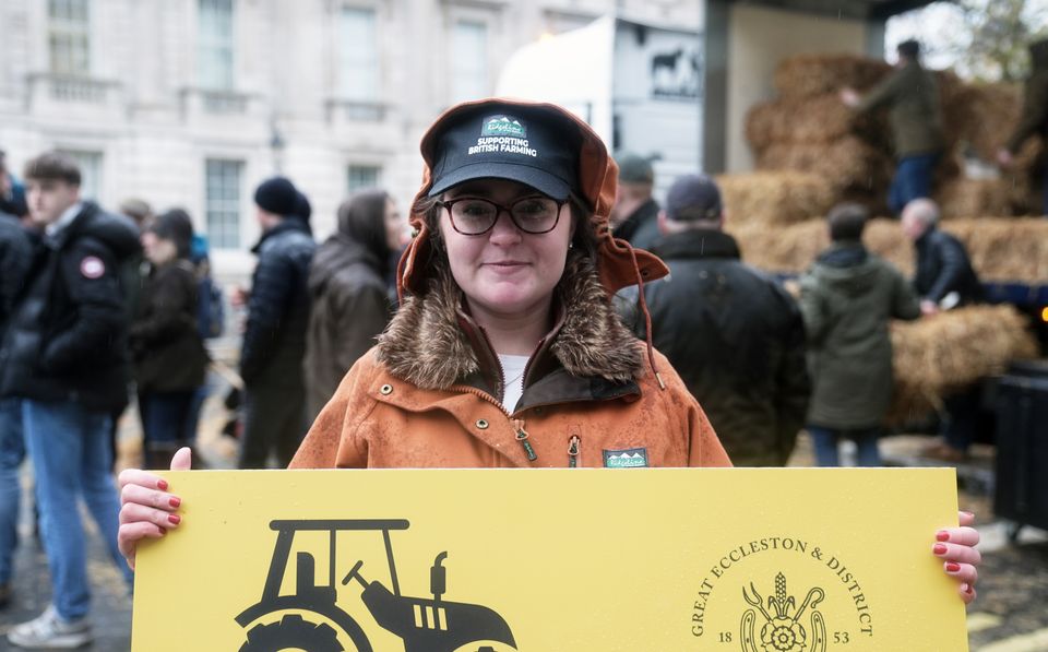 Farmer’s daughter Jen said the tax changes mean she will not be able to take over her family farm (James Manning/PA)