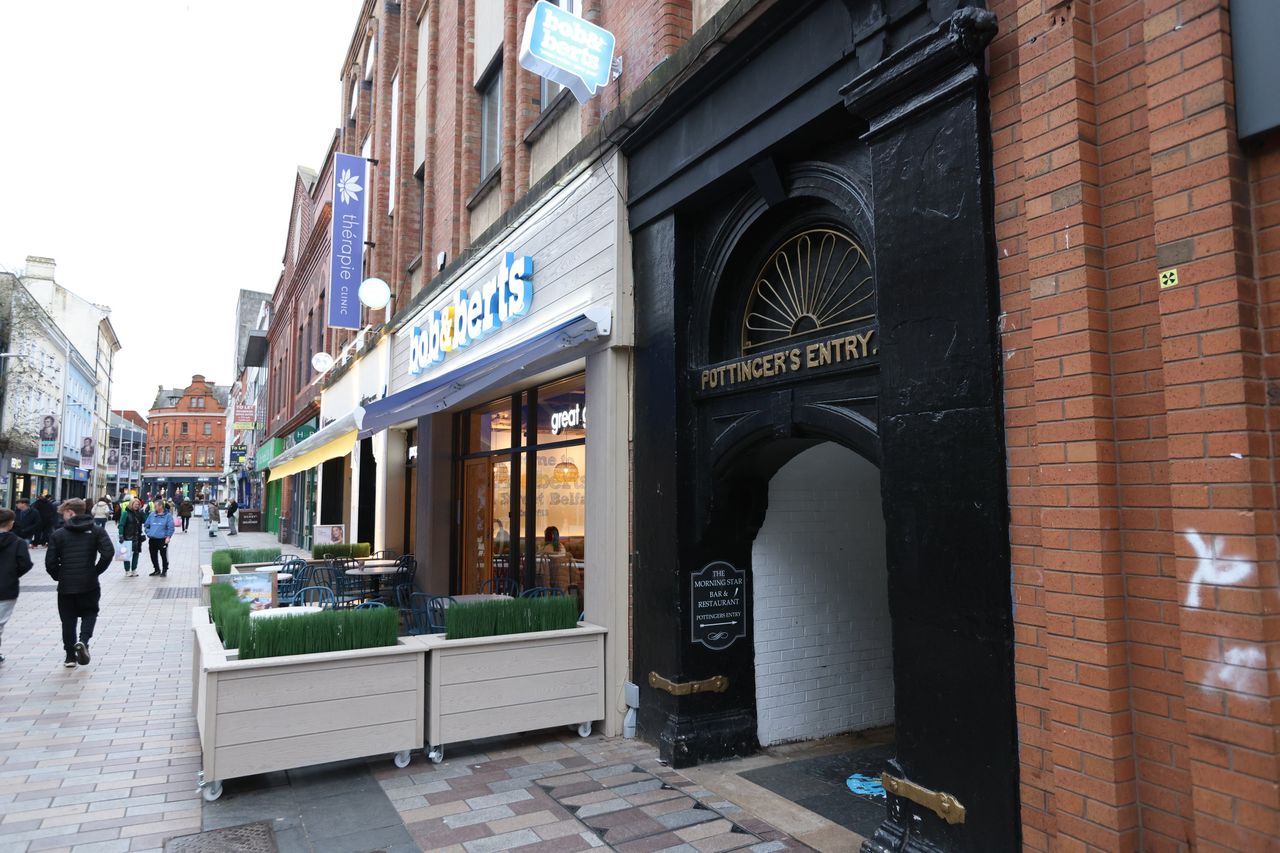 Ann Street: One Of Belfast's Oldest Streets With Its Network Of Entries 