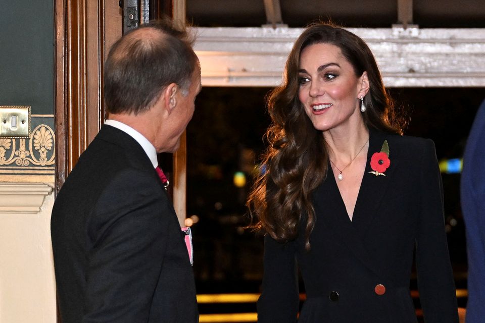 The Princess of Wales at the annual Royal British Legion Festival of Remembrance in November (Chris J Ratcliffe/PA)