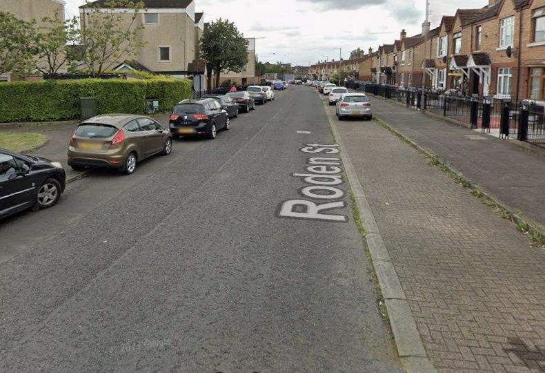 PSNI said the incident happened in the Roden Street area of south Belfast. Credit: Google Maps