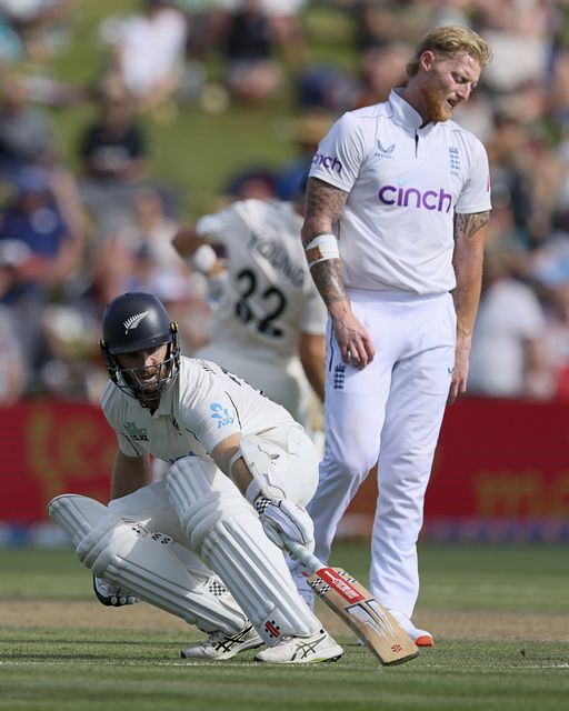 Ben Stokes was left frustrated (Bruce Lim/Photosport/AP)