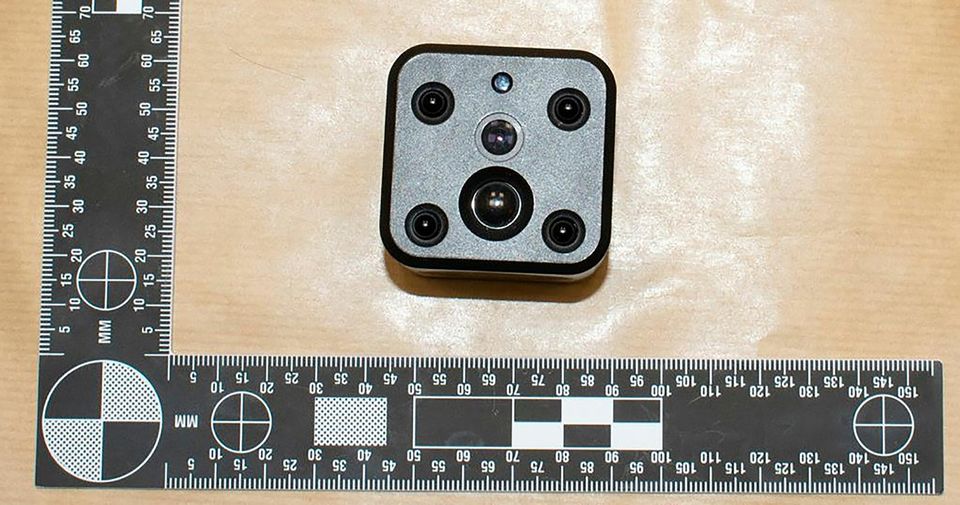 A camera used to film two alleged rapes (Metropolitan Police/PA)