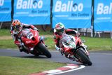 thumbnail: Glenn Irwin and Davey Todd served up a thriller in the opening Superbike race