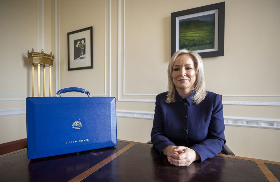 Behind the scenes at Stormont as Sinn Fein vice president Michelle O’Neill becomes Northern Ireland’s first nationalist First Minister in February (Liam McBurney/PA)