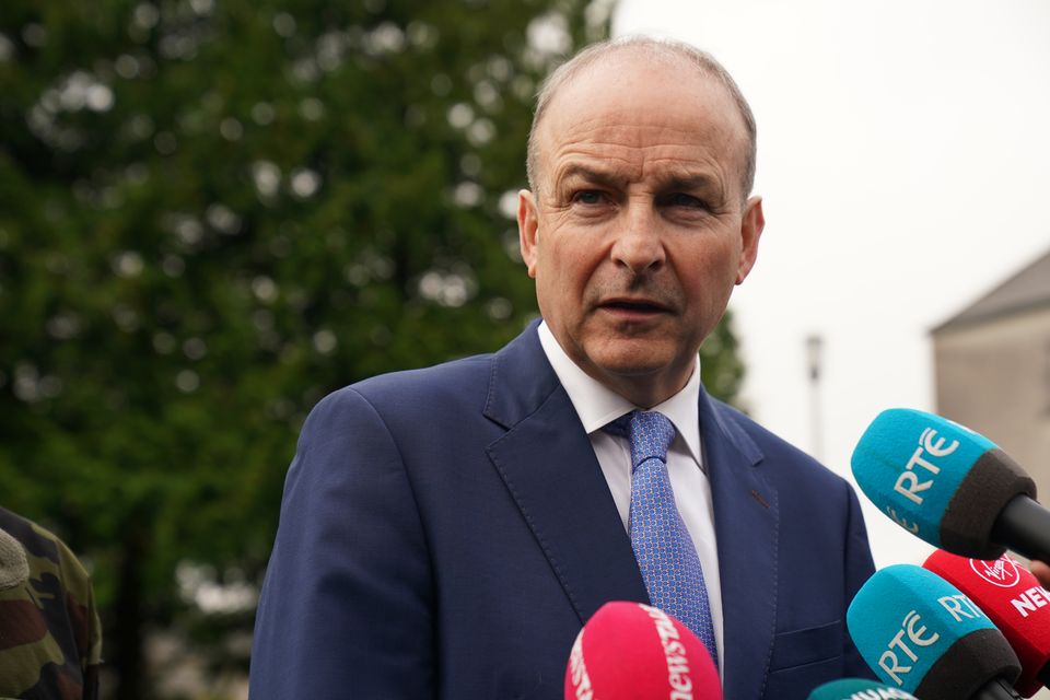 Tanaiste and Minister for Defence, Micheal Martin (Brian Lawless/PA)