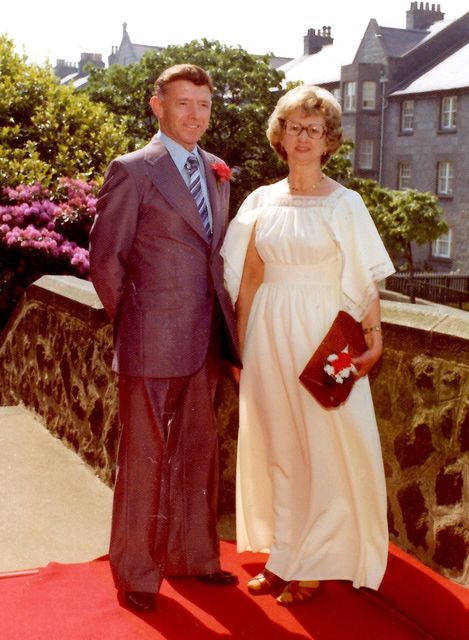 George Murdoch with his wife Jessie in 1977 (Police Scotland/PA)