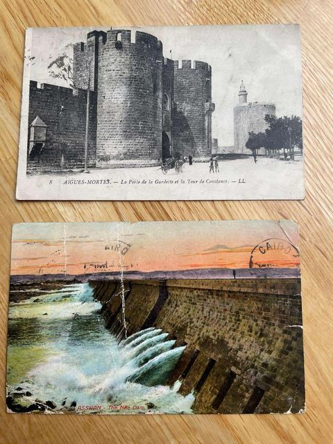 The postcards were found at an antiques fair in the Isle of Wight (family handout/PA)