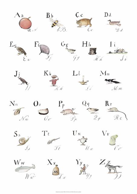 Nonsense Alphabet, £25, V&A