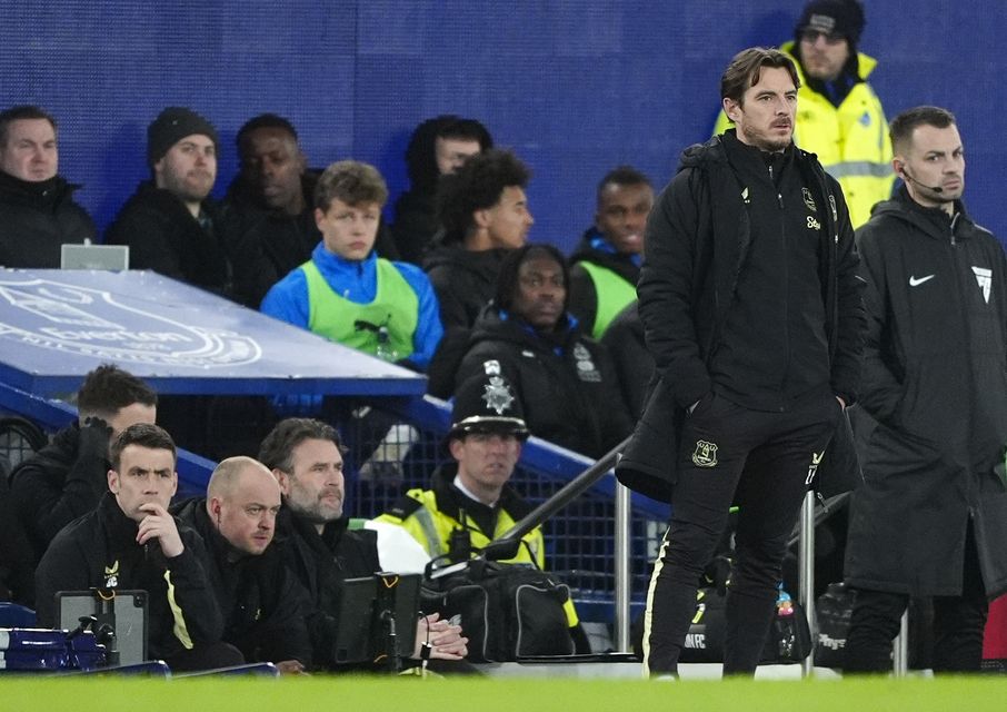 Leighton Baines (right) and Seamus Coleman took charge of Everton’s FA Cup win over Peterborough (Peter Byrne/PA)