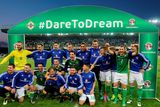 thumbnail: Northern Ireland players celebrate.