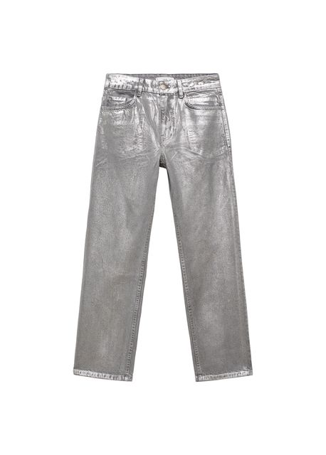 Foil jeans, £59.99, Mango