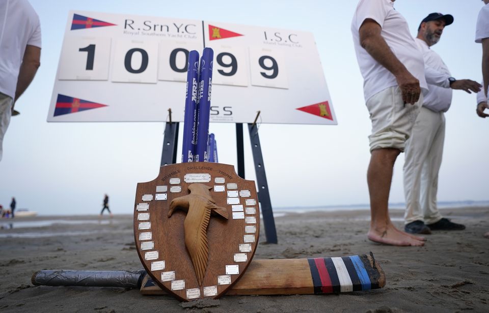 The scoreboard tells the story (Andrew Matthews/PA)