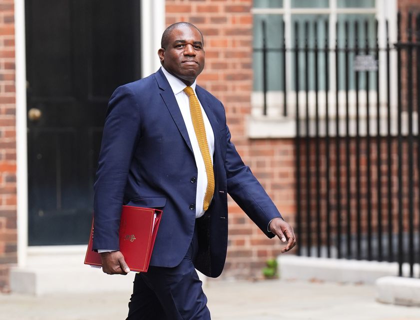 David Lammy (James Manning/PA)