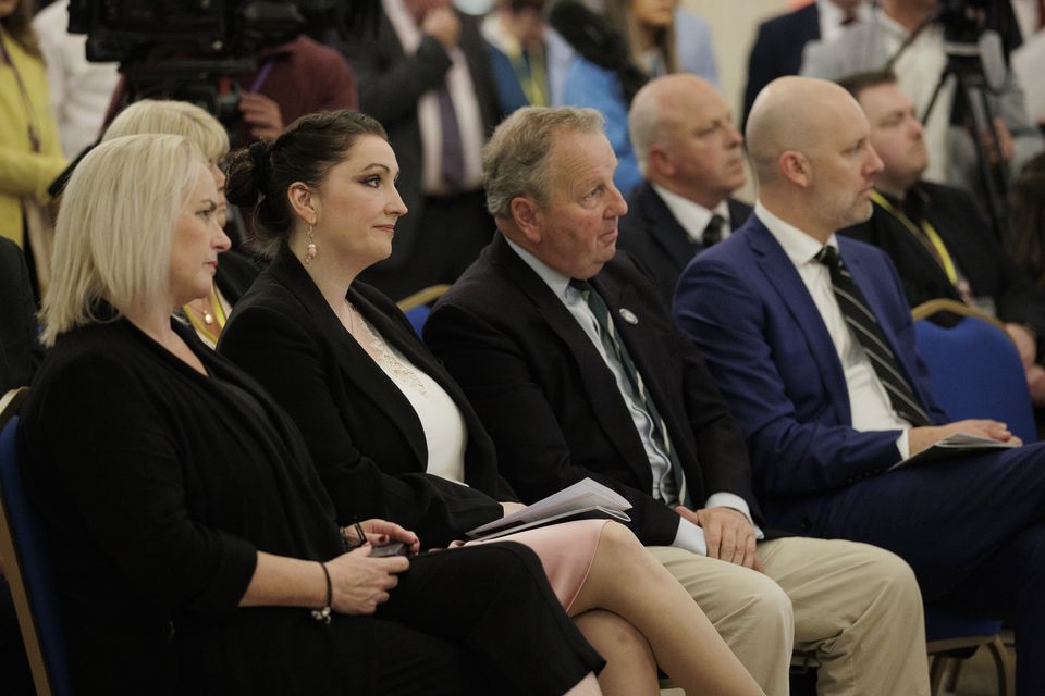 Deputy First Minister Emma Little-Pengelly and Danny Kinahan (PA) 