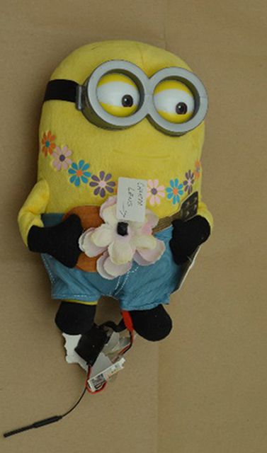 A Minion soft toy which was adapted with a camera to be used for spying (Metropolitan Police/PA)