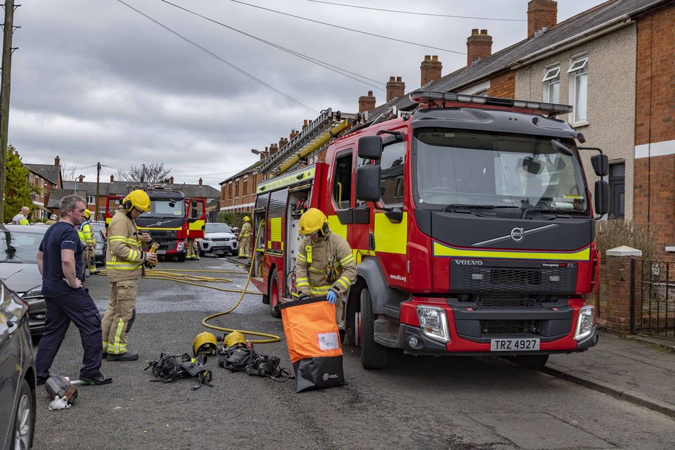 Emergency services at the scene in Ebor Street (Photo by Kevin Scott)