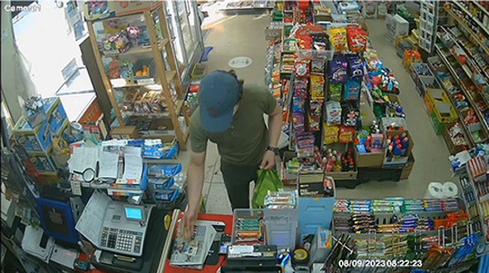 Daniel Khalife at a newsagents in Grove Park Road, Chiswick ((Metropolitan Police/PA)